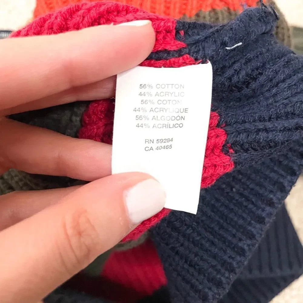 The Children’s Place Fall Striped‎ Sweater Size xs 4